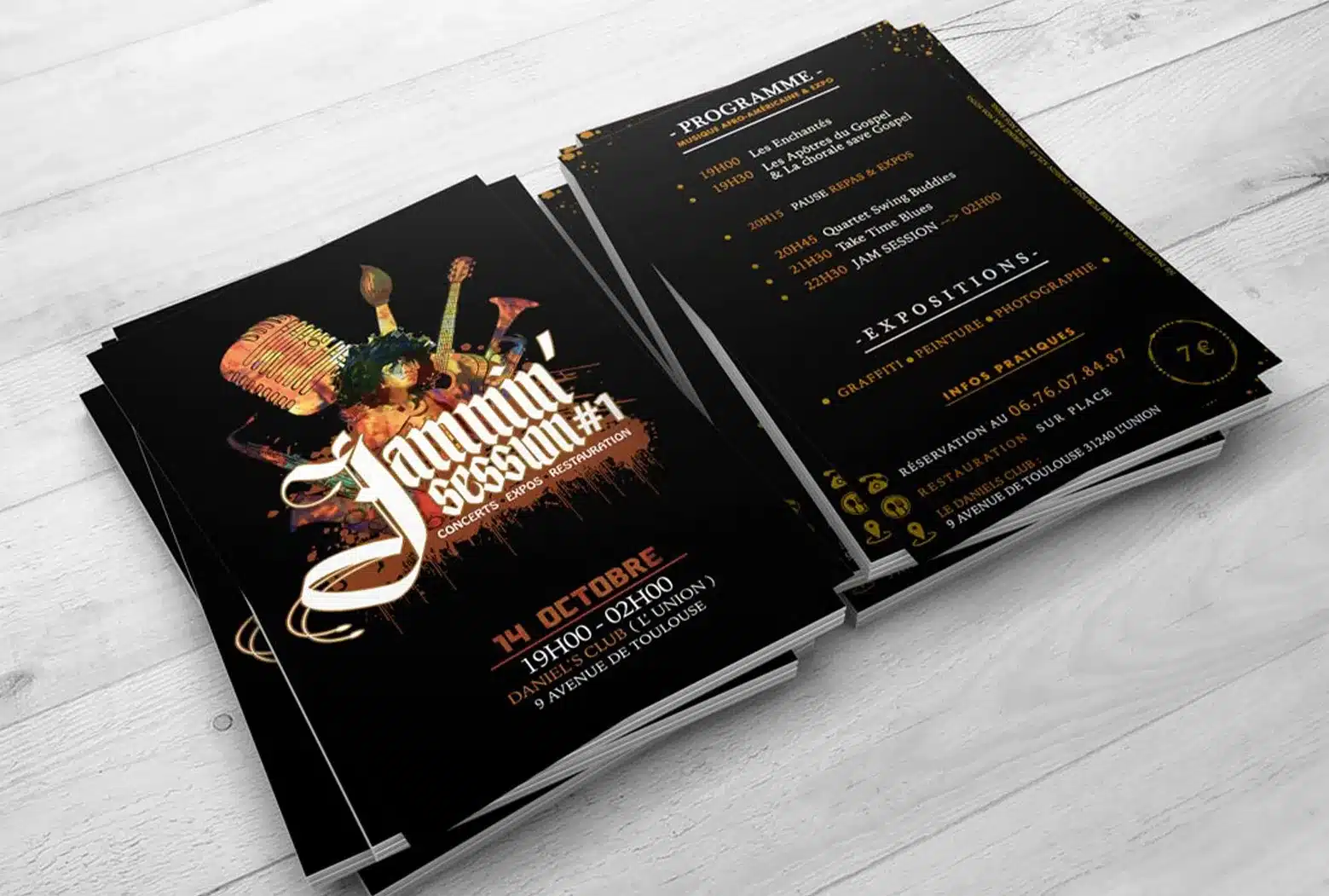 Jammin session flyers
