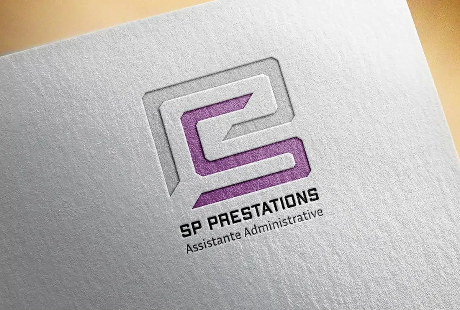 SP prestation logo mock up