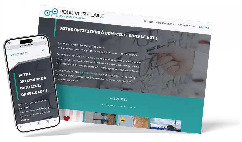 Site internet Pour Voir Claire