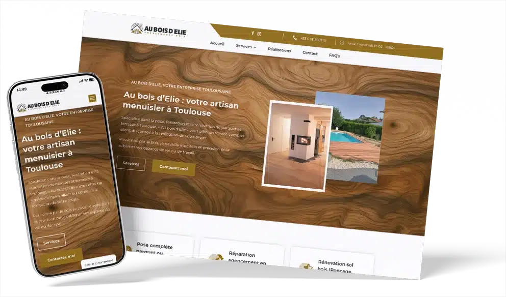 Site internet au bois d'elie